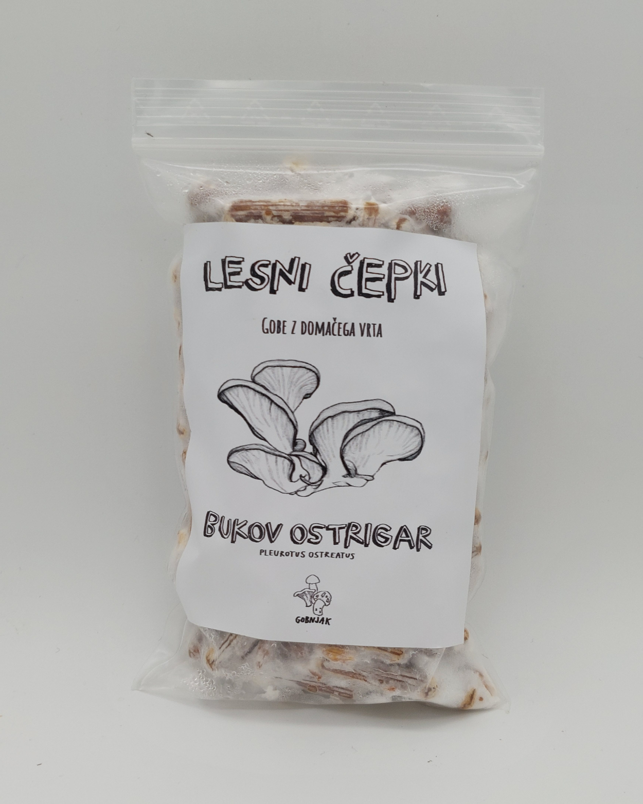 Micelij na lesnih čepkih - Gobnjak